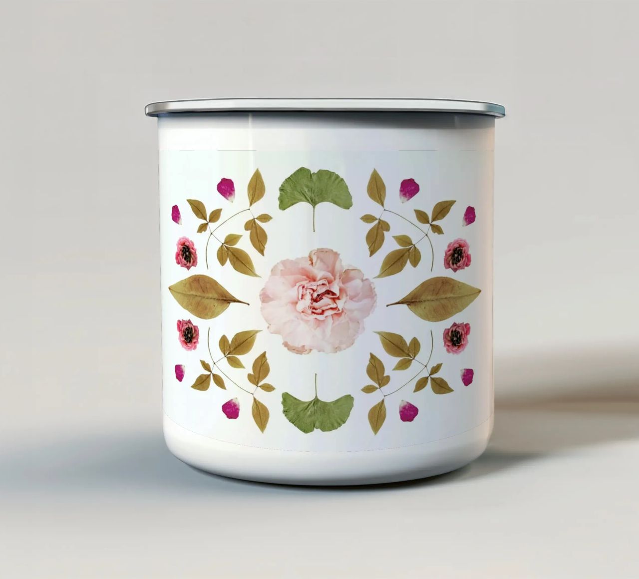 Botanical N2 tazza in smalto da Miles of Light