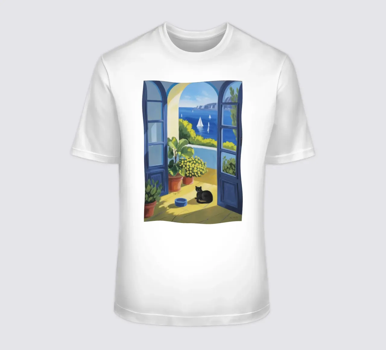 Serene View T-Shirt von Artie Shifa