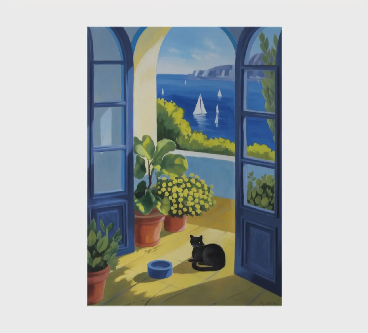 Serene View notebook by Artie Shifa