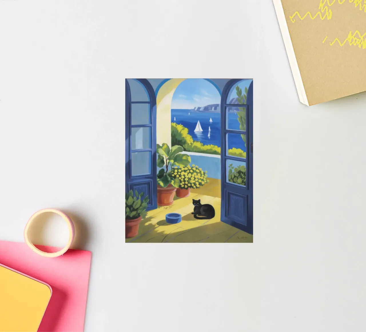 Serene View sticker by Artie Shifa