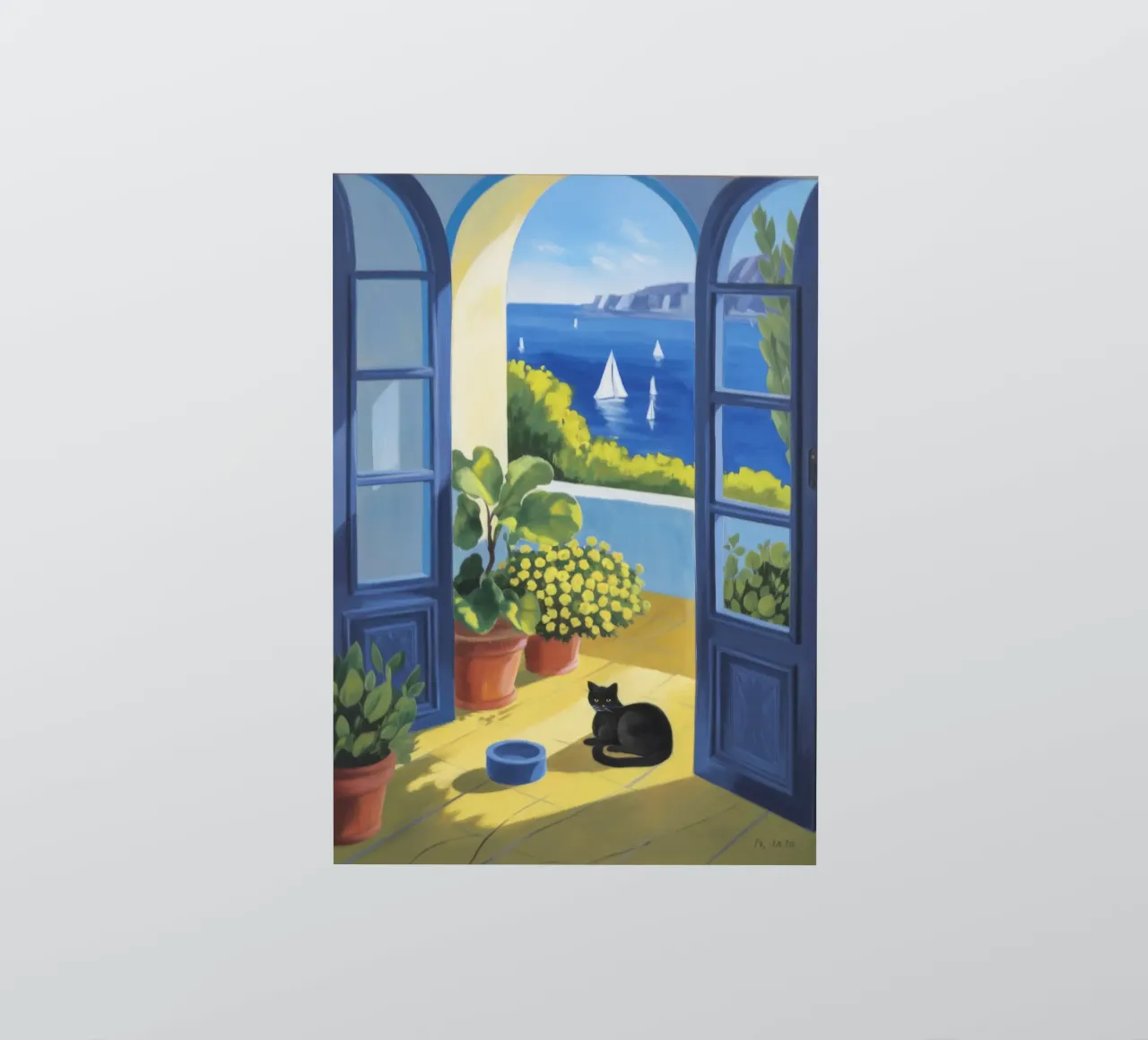 Serene View sticker by Artie Shifa