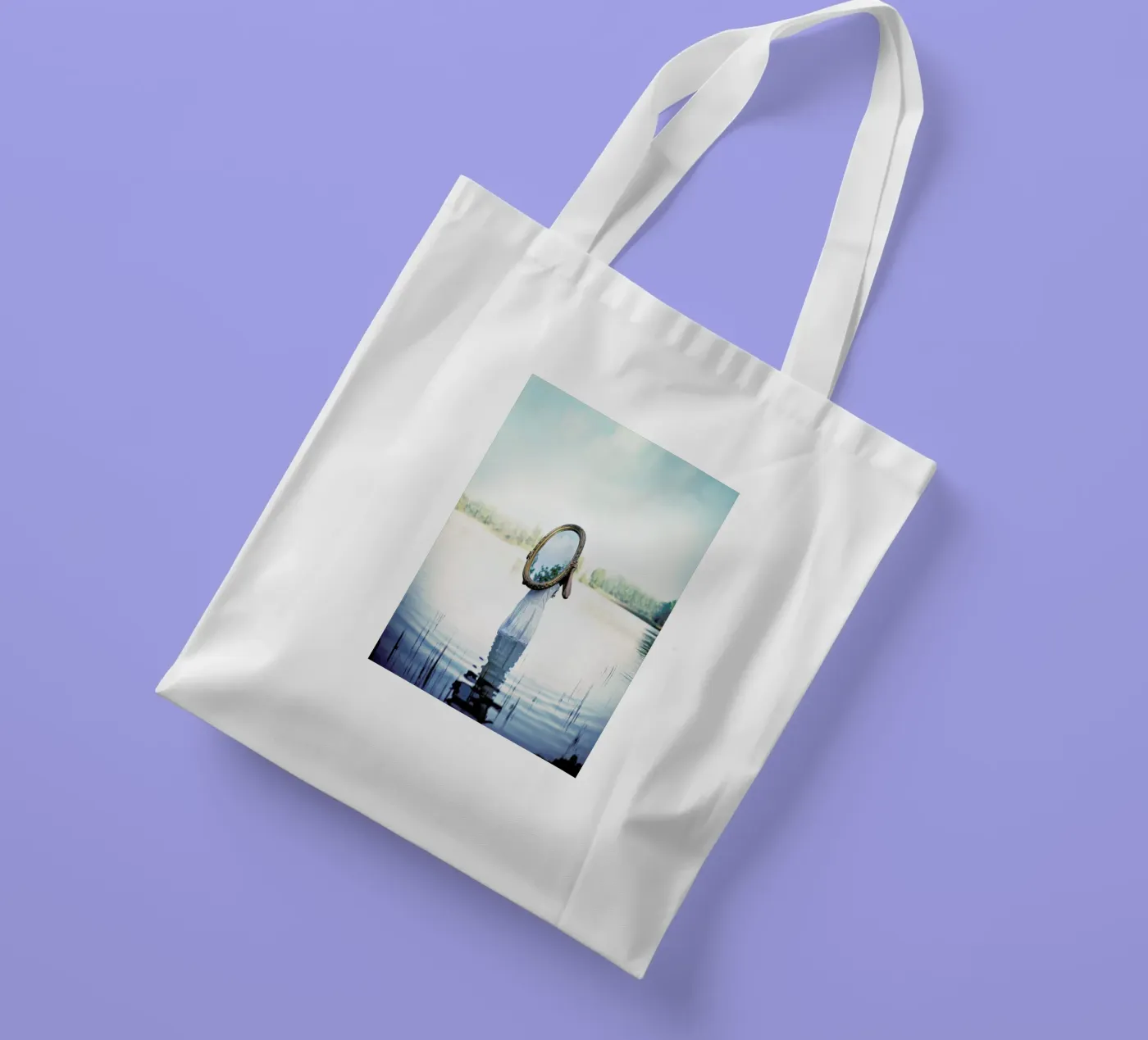 Reflections borsa in juta da Lara Zankoul