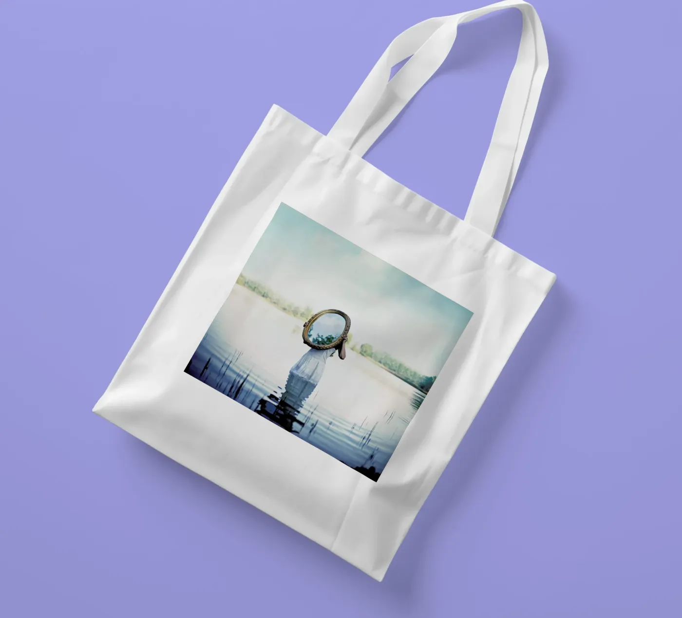 Reflections borsa in juta da Lara Zankoul