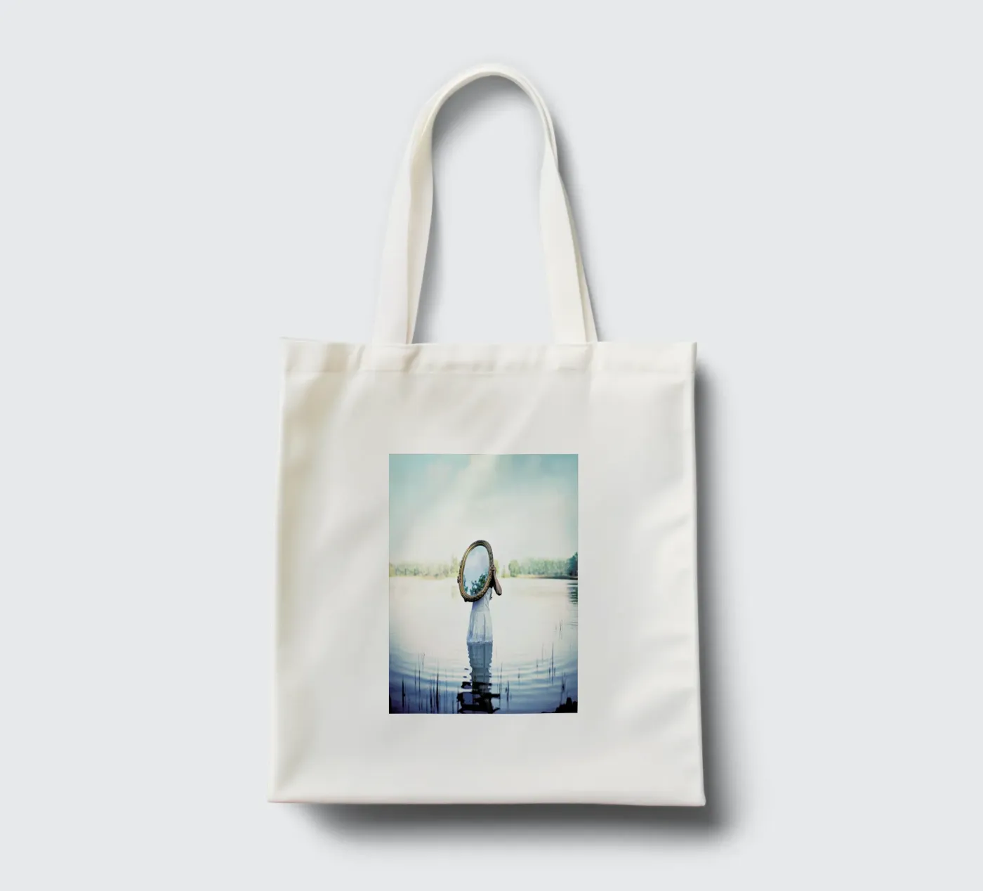 Reflections tote bag by Lara Zankoul