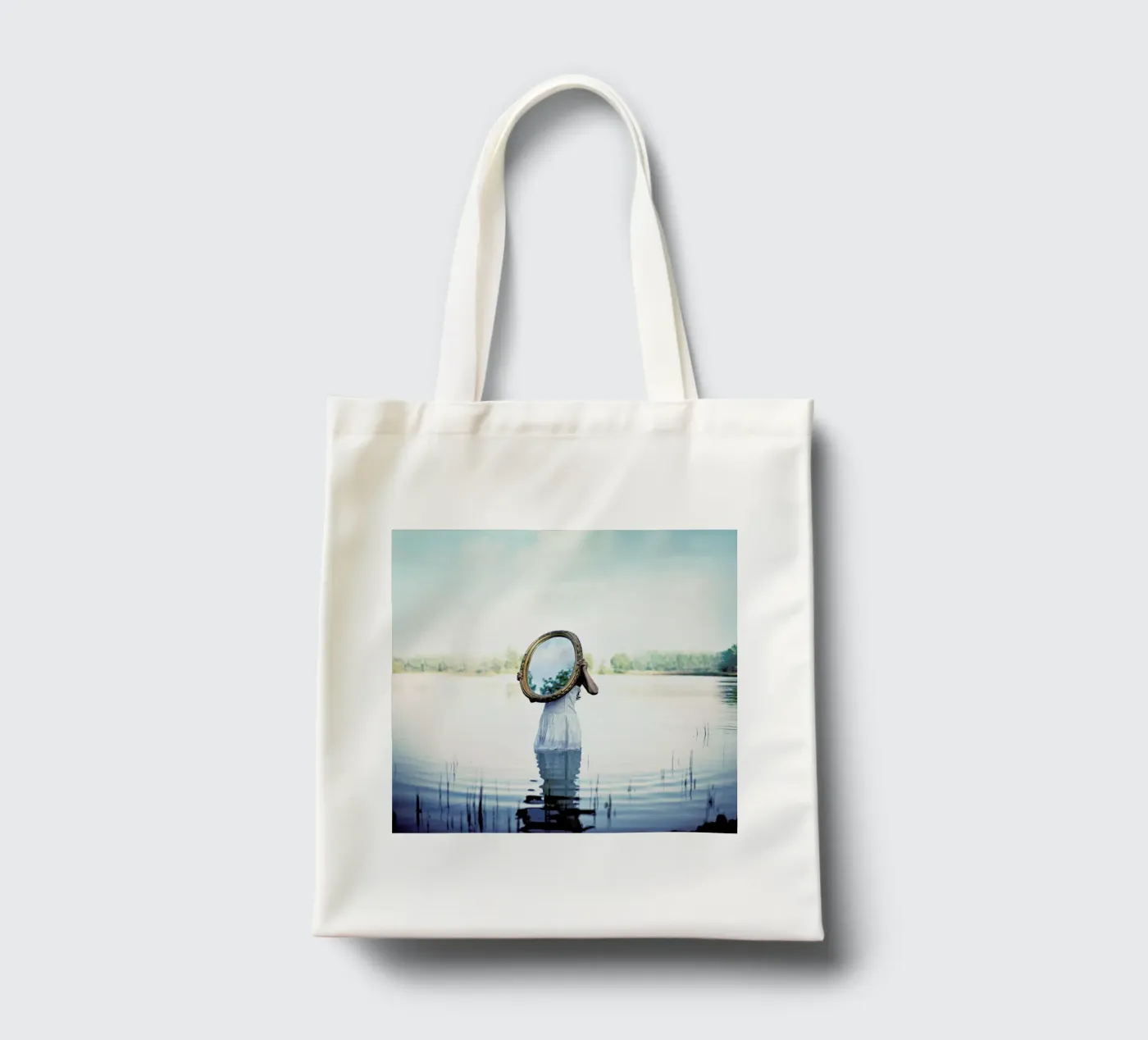Reflections tote bag by Lara Zankoul