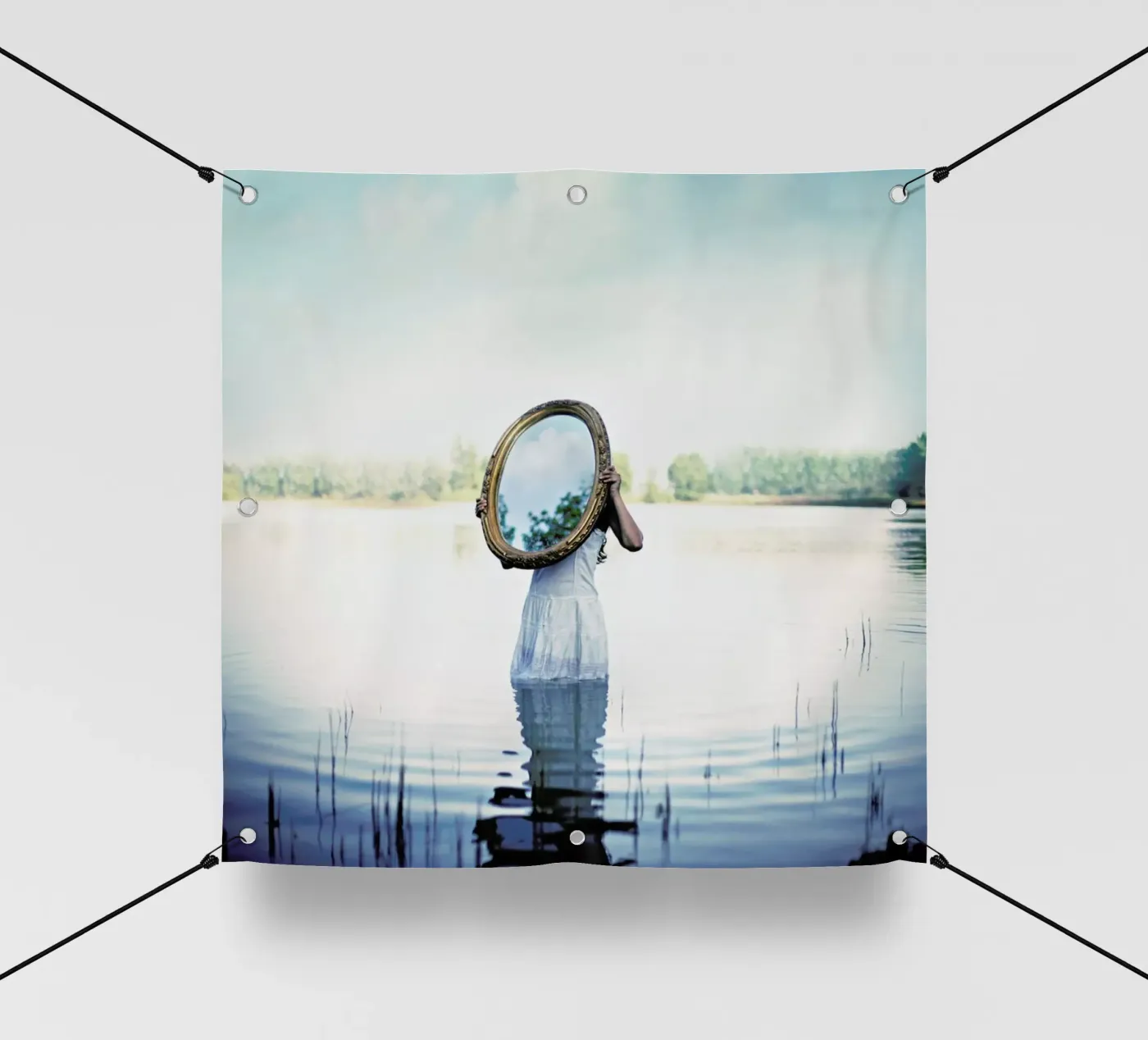 Reflections telo in pvc da Lara Zankoul