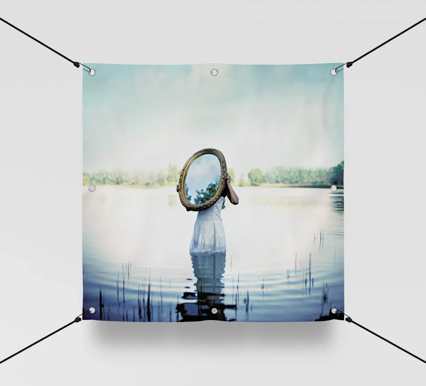 Reflections telo in pvc da Lara Zankoul