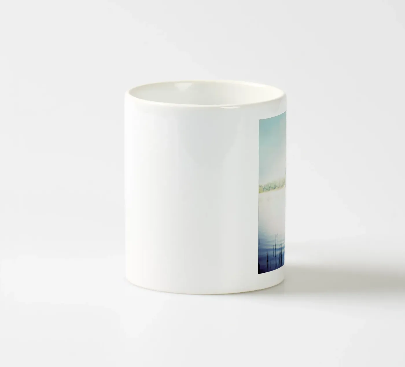 Reflections ceramic mug by Lara Zankoul