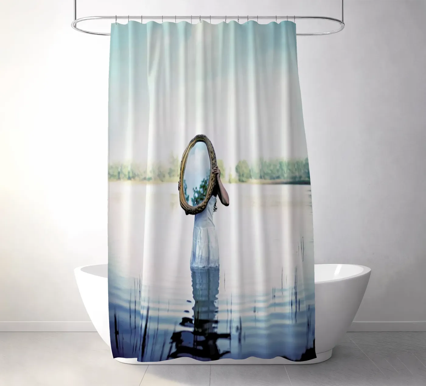Reflections Duschvorhang von Lara Zankoul