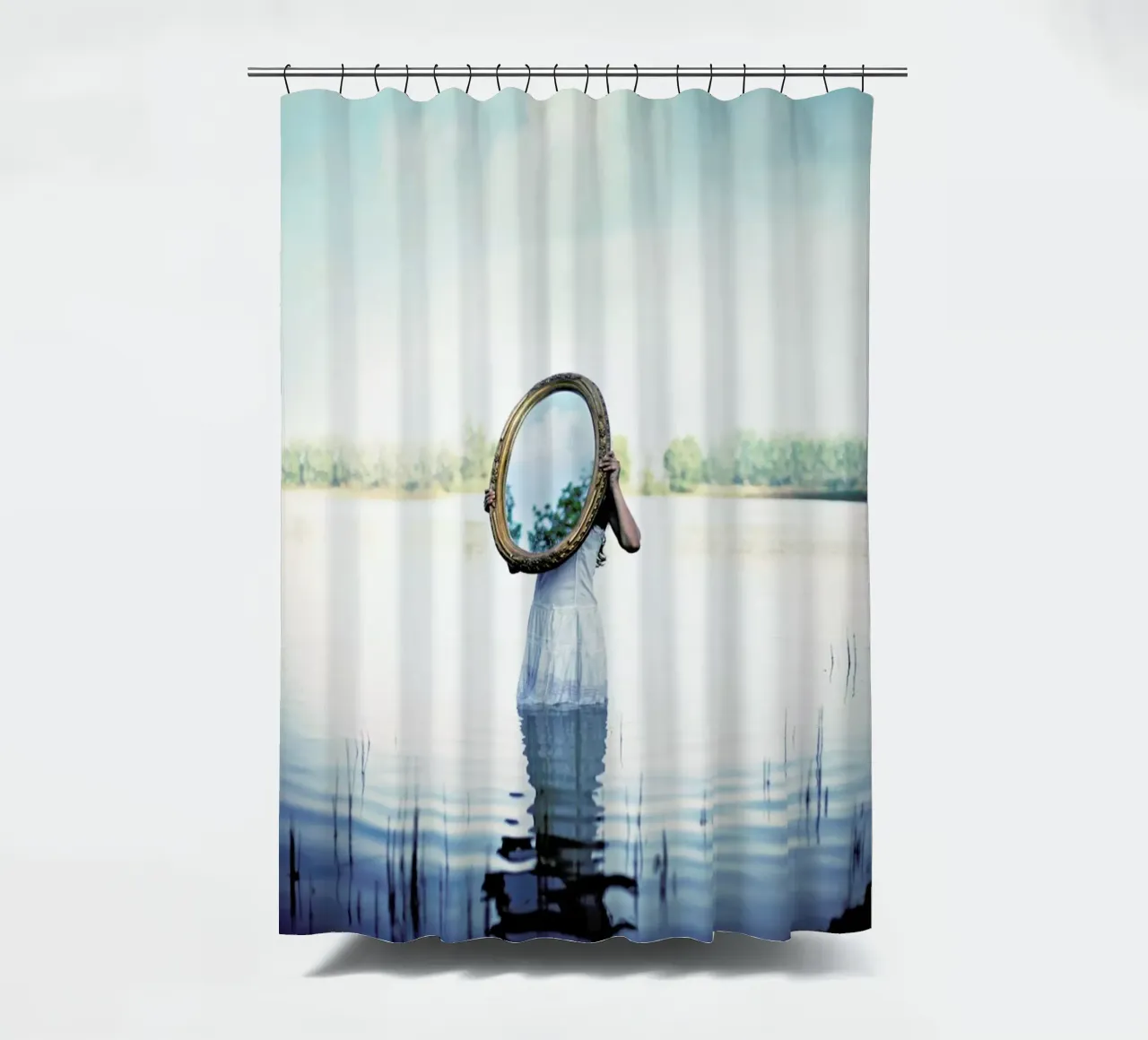 Reflections douchegordijn van Lara Zankoul