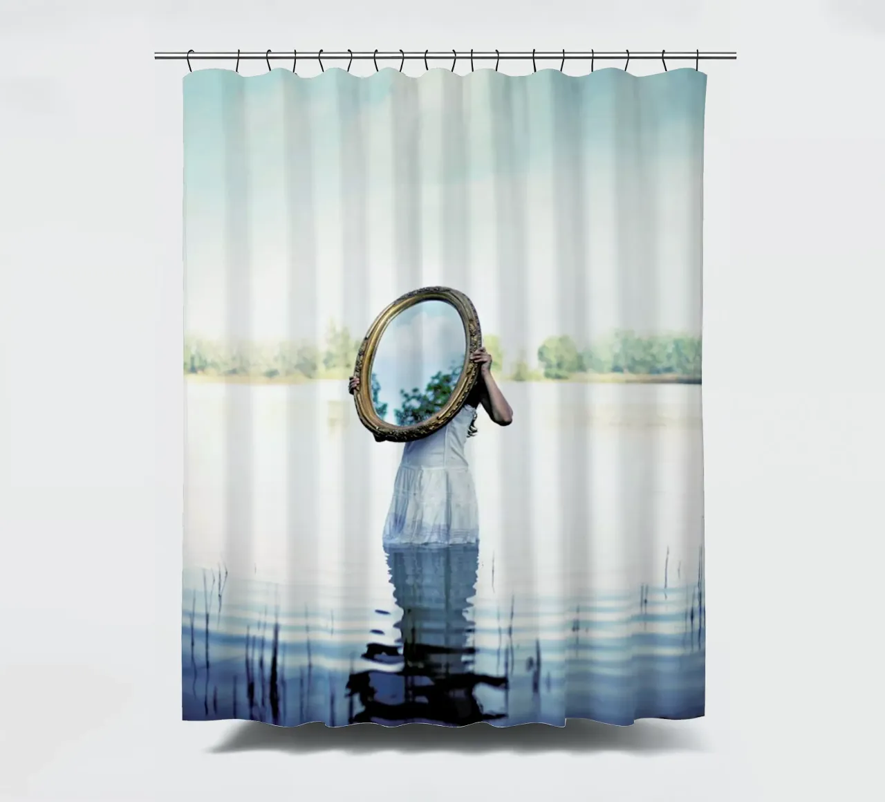 Reflections douchegordijn van Lara Zankoul