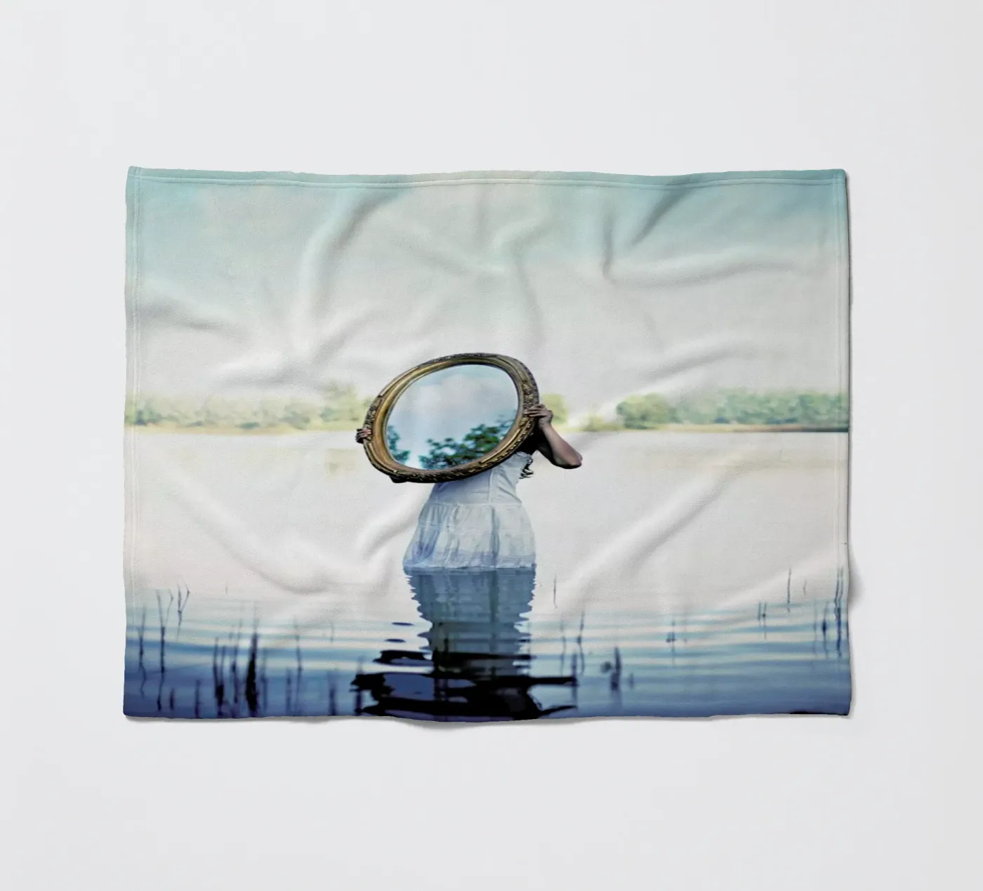 Reflections fleecedeken van Lara Zankoul