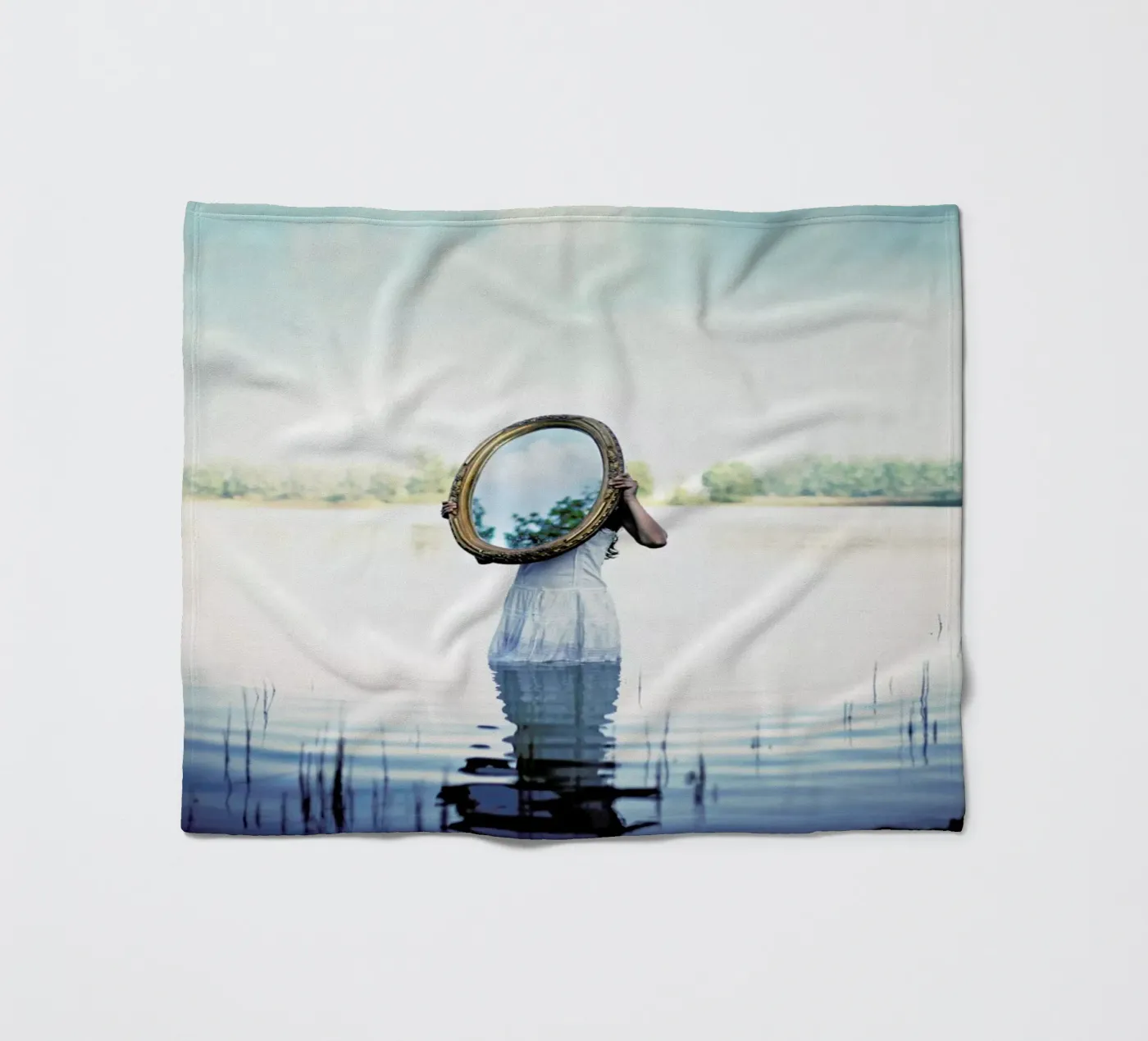 Reflections fleecedeken van Lara Zankoul