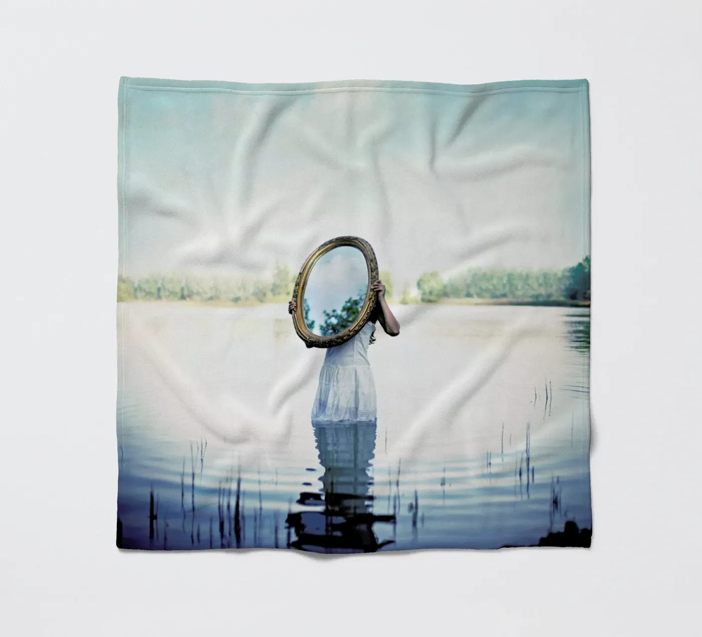 Reflections fleecedeken van Lara Zankoul