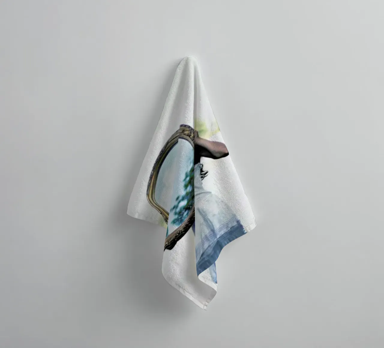 Reflections towel by Lara Zankoul