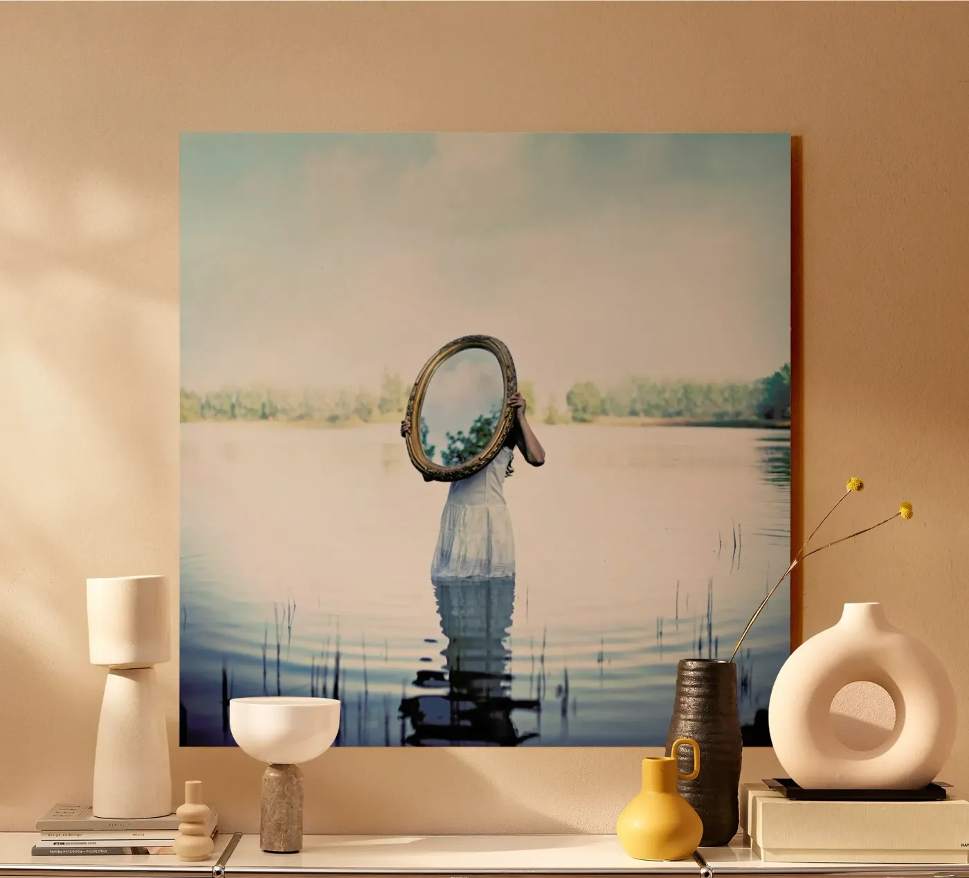 Reflections acryl van Lara Zankoul