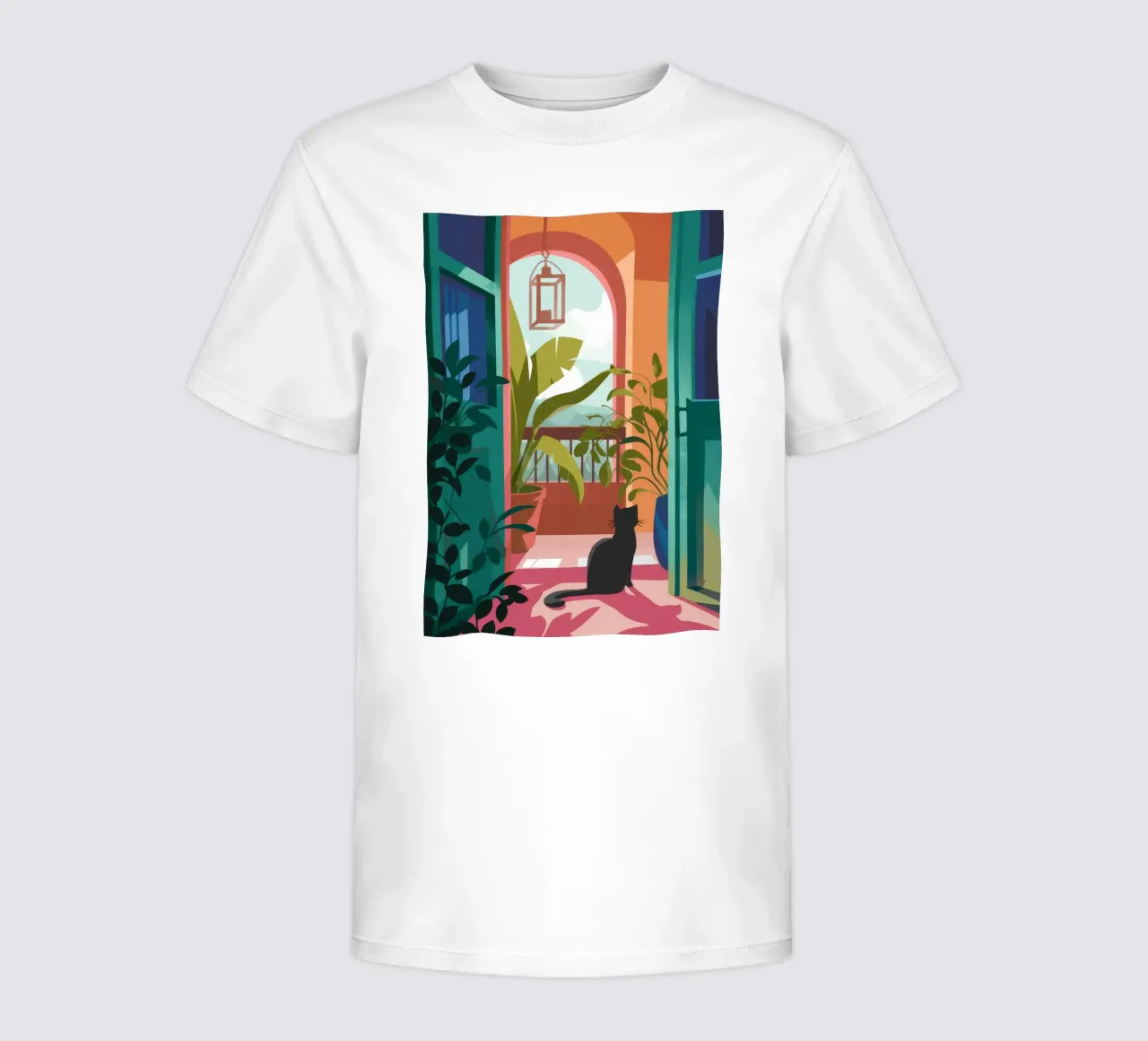 Silent Contemplation kids t-shirt by Artie Shifa