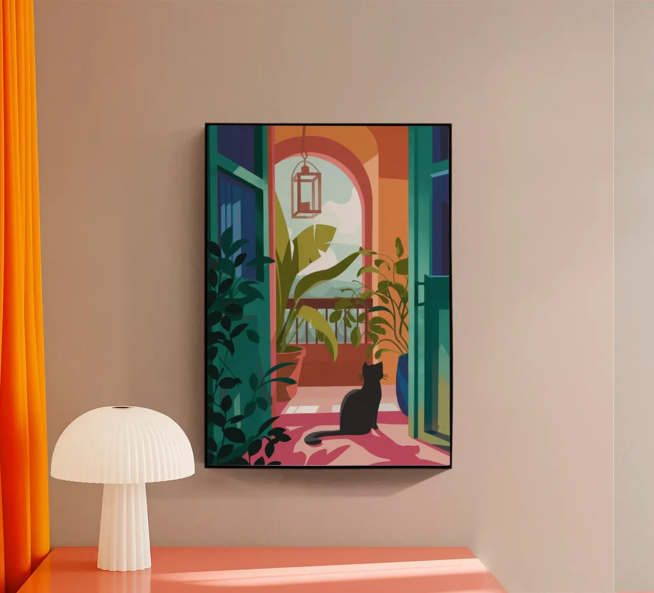 Silent Contemplation acrylic glass by Artie Shifa