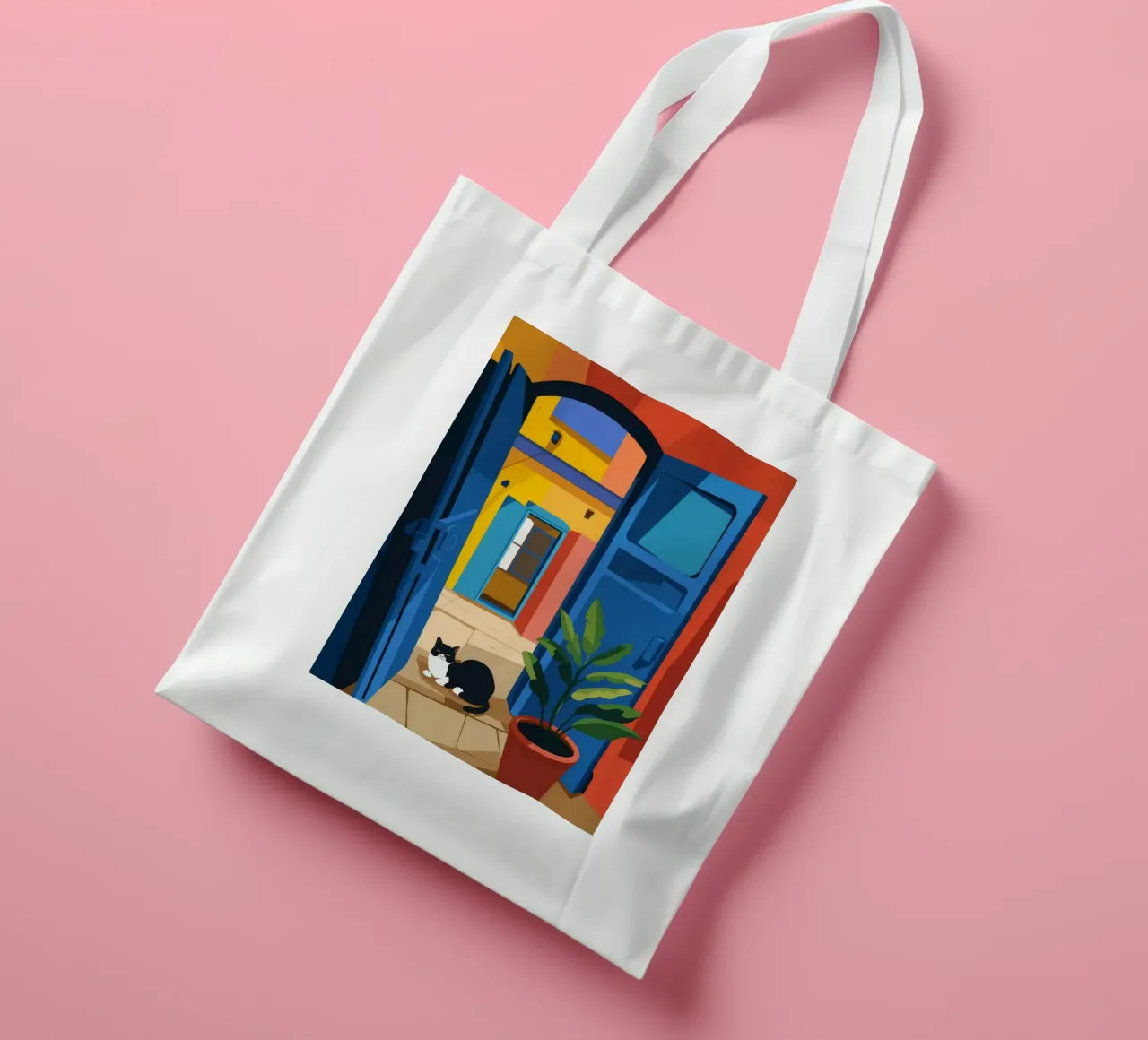 Silent Doorway tote bag by Artie Shifa