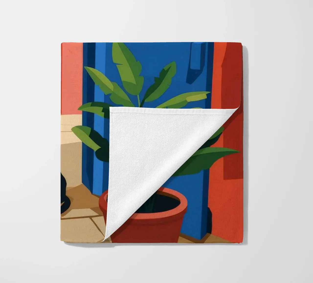 Silent Doorway beach towel by Artie Shifa