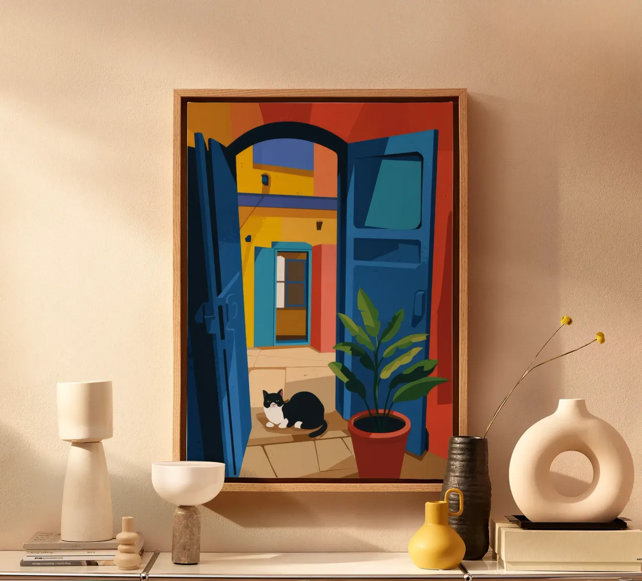 Silent Doorway canvas by Artie Shifa