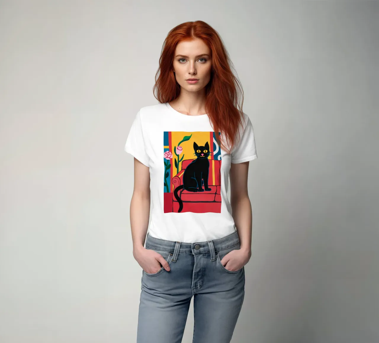 Sofa Cat t-shirt da Artie Shifa