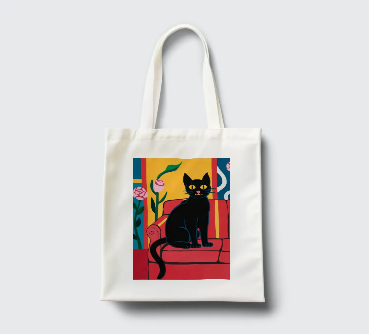 Sofa Cat borsa in juta da Artie Shifa