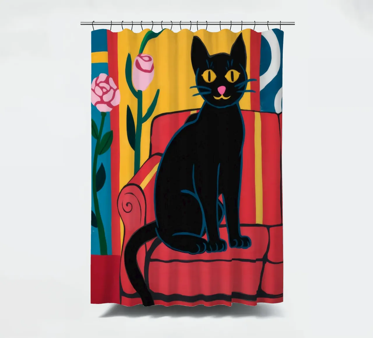 Sofa Cat tenda da doccia da Artie Shifa