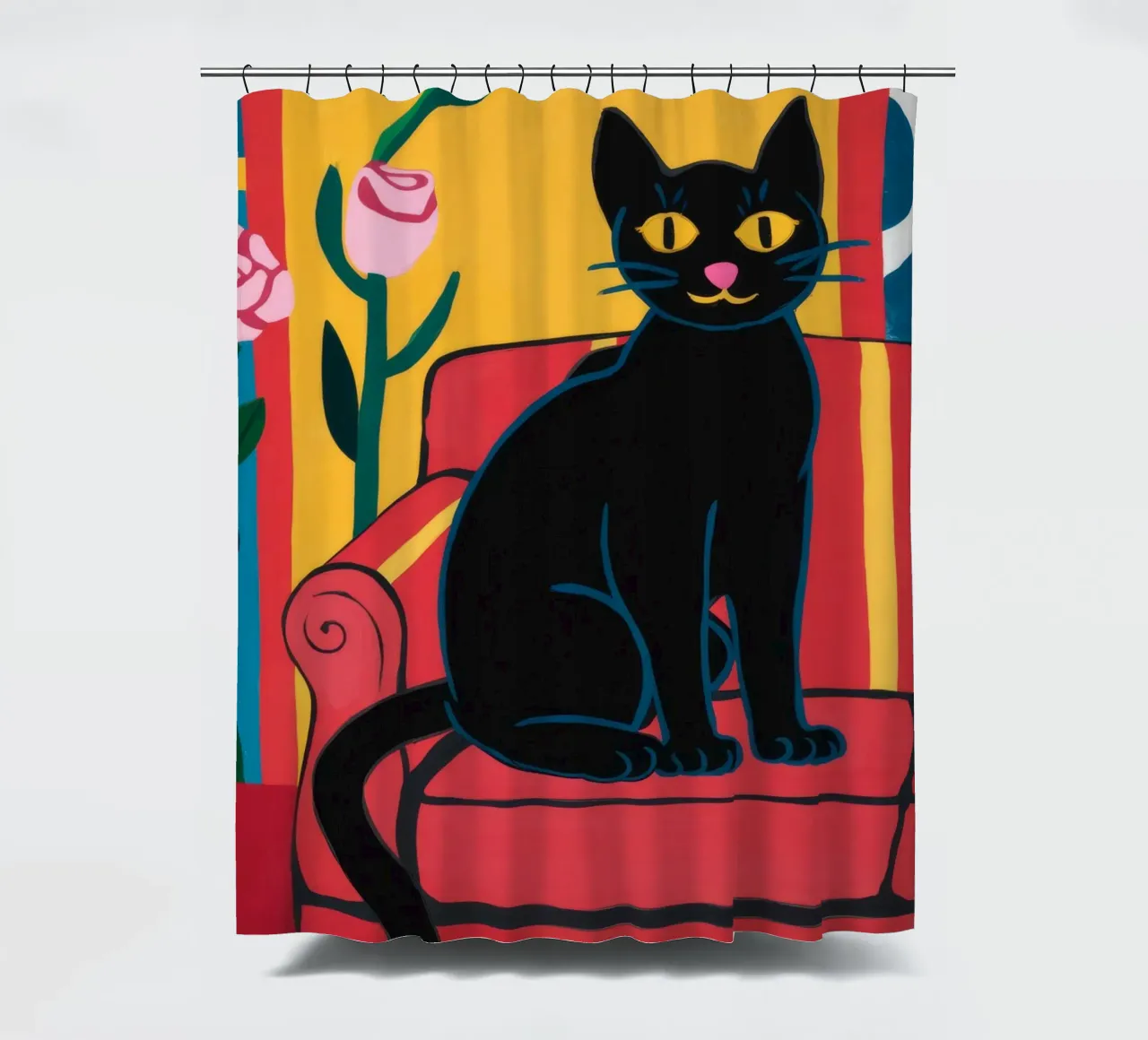 Sofa Cat tenda da doccia da Artie Shifa