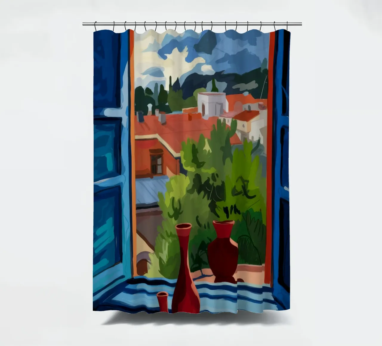 Orizzonte tempestoso tenda da doccia da Artie Shifa