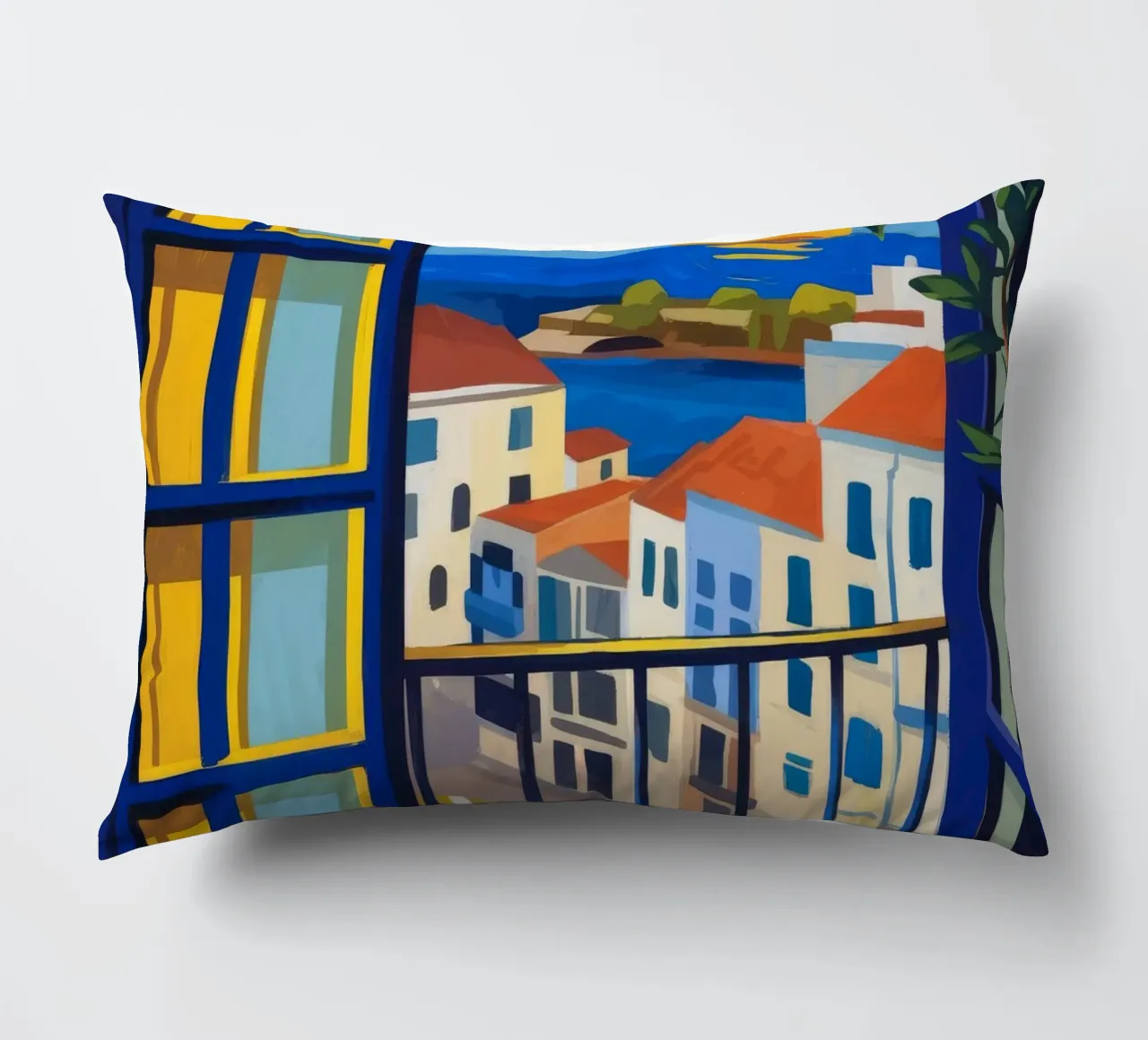 Balcone al tramonto cuscino da Artie Shifa