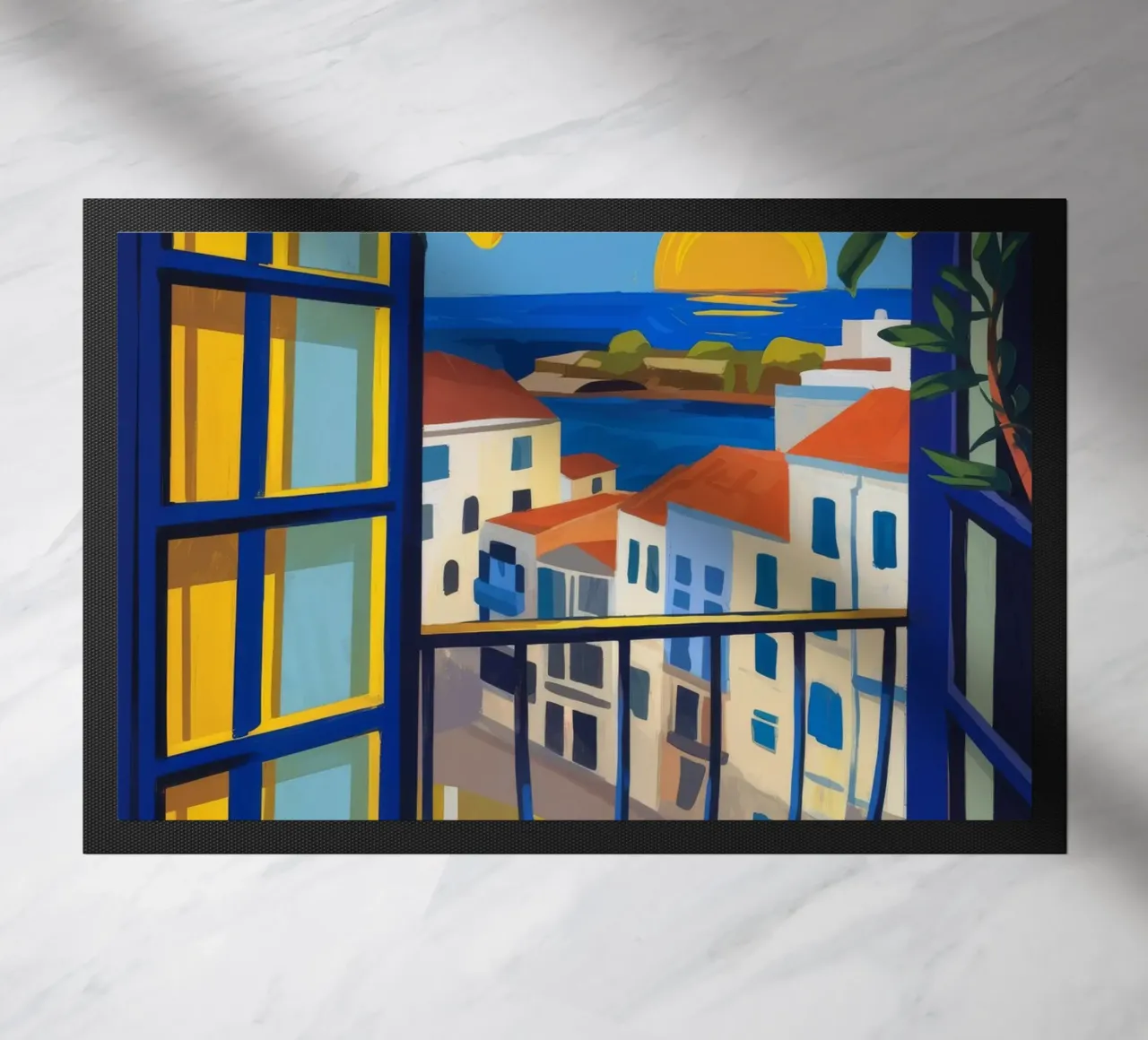 Balcone al tramonto zerbino da Artie Shifa