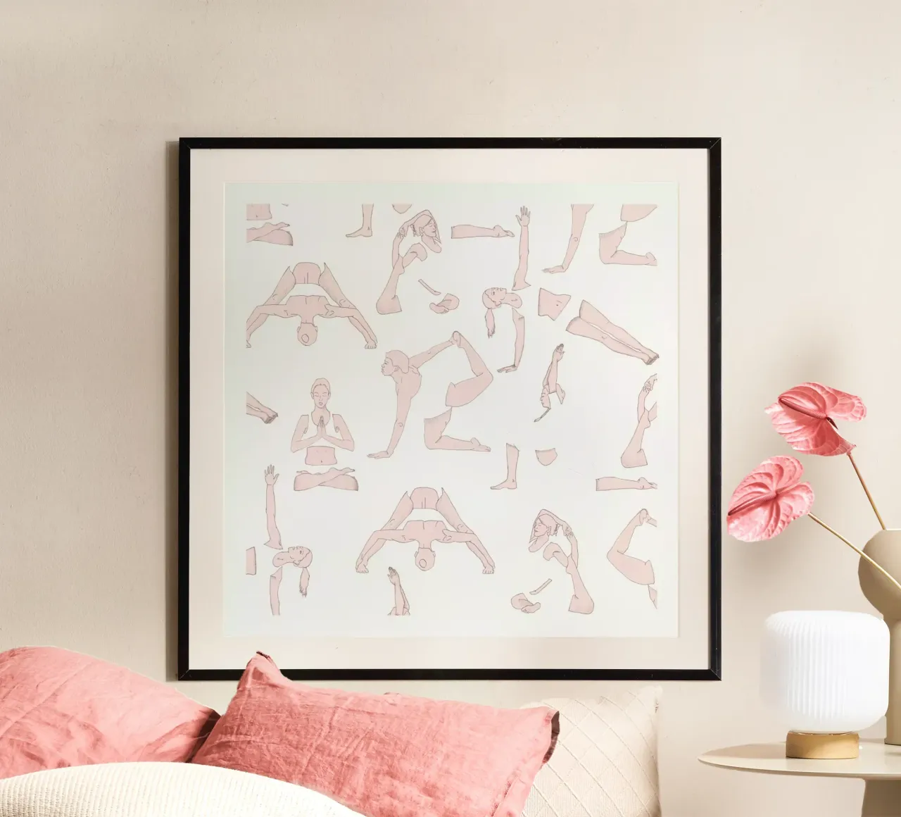 Yoga Practice 1 poster da Sandra De Leon