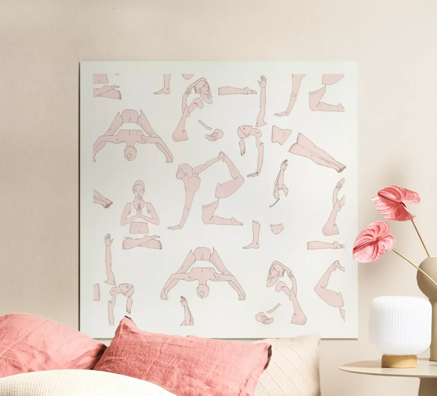 Yoga Practice 1 poster da Sandra De Leon