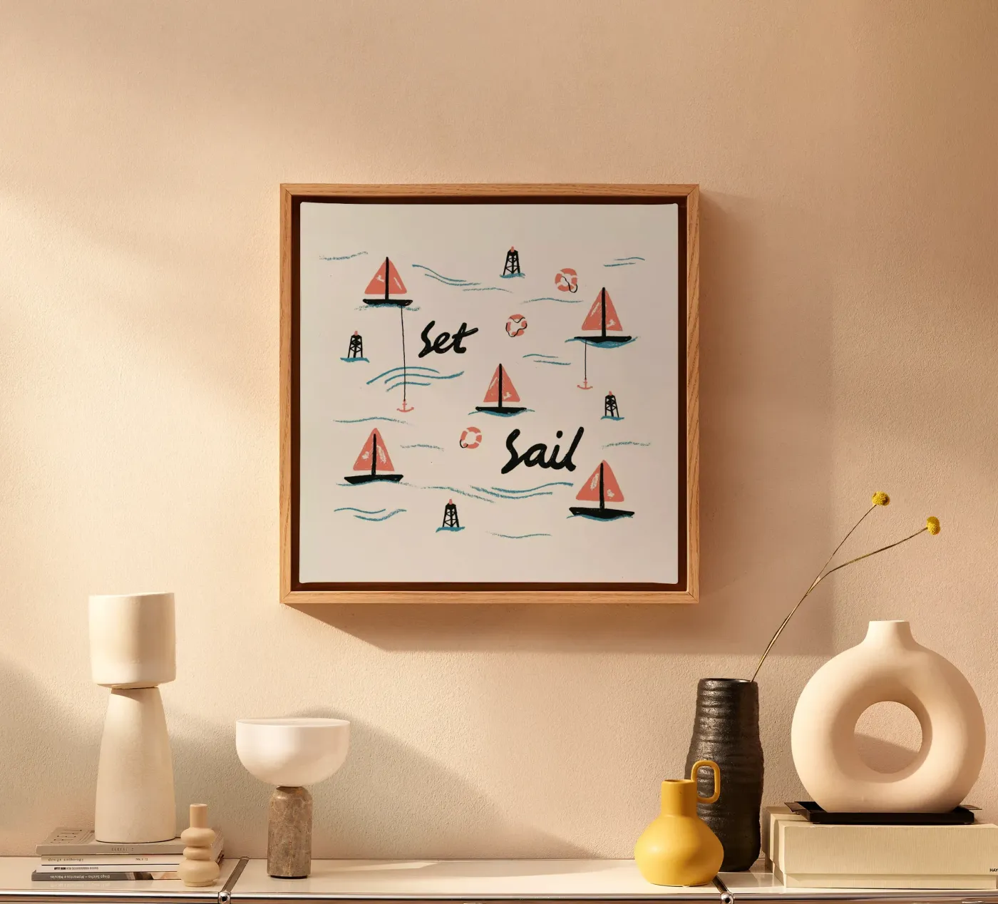 Set Sail canvas by Alex Foster