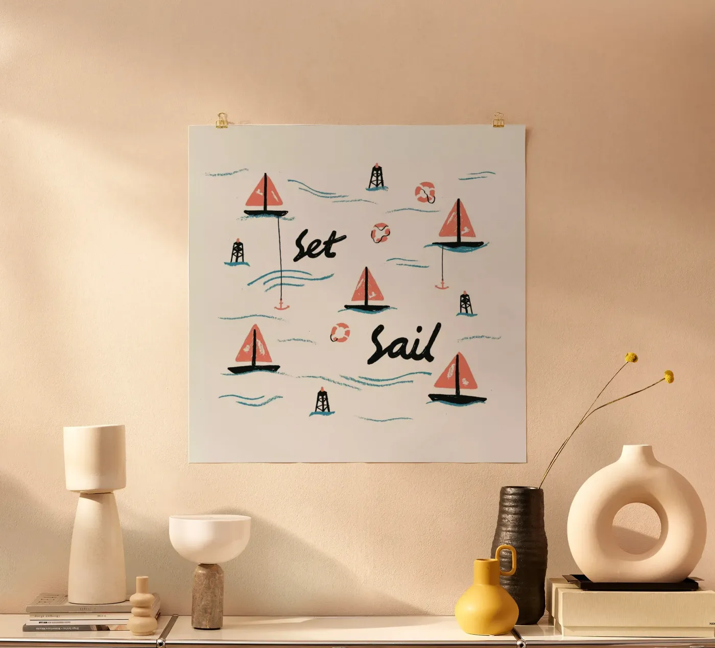 Set Sail Poster von Alex Foster