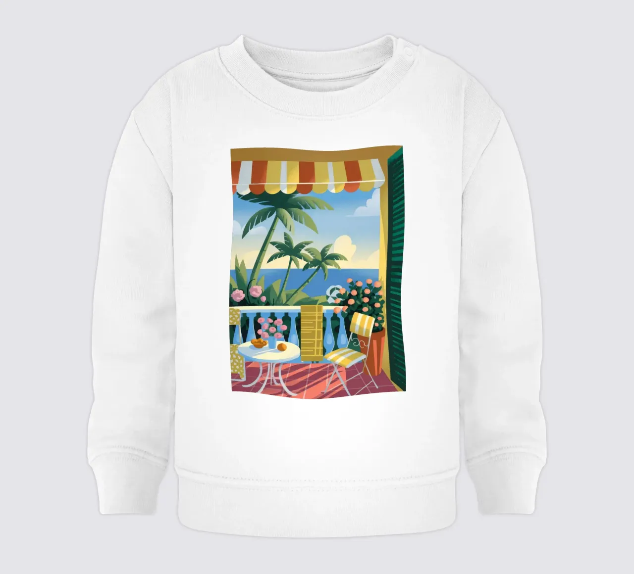 Colazione tropicale felpa neonato da Artie Shifa