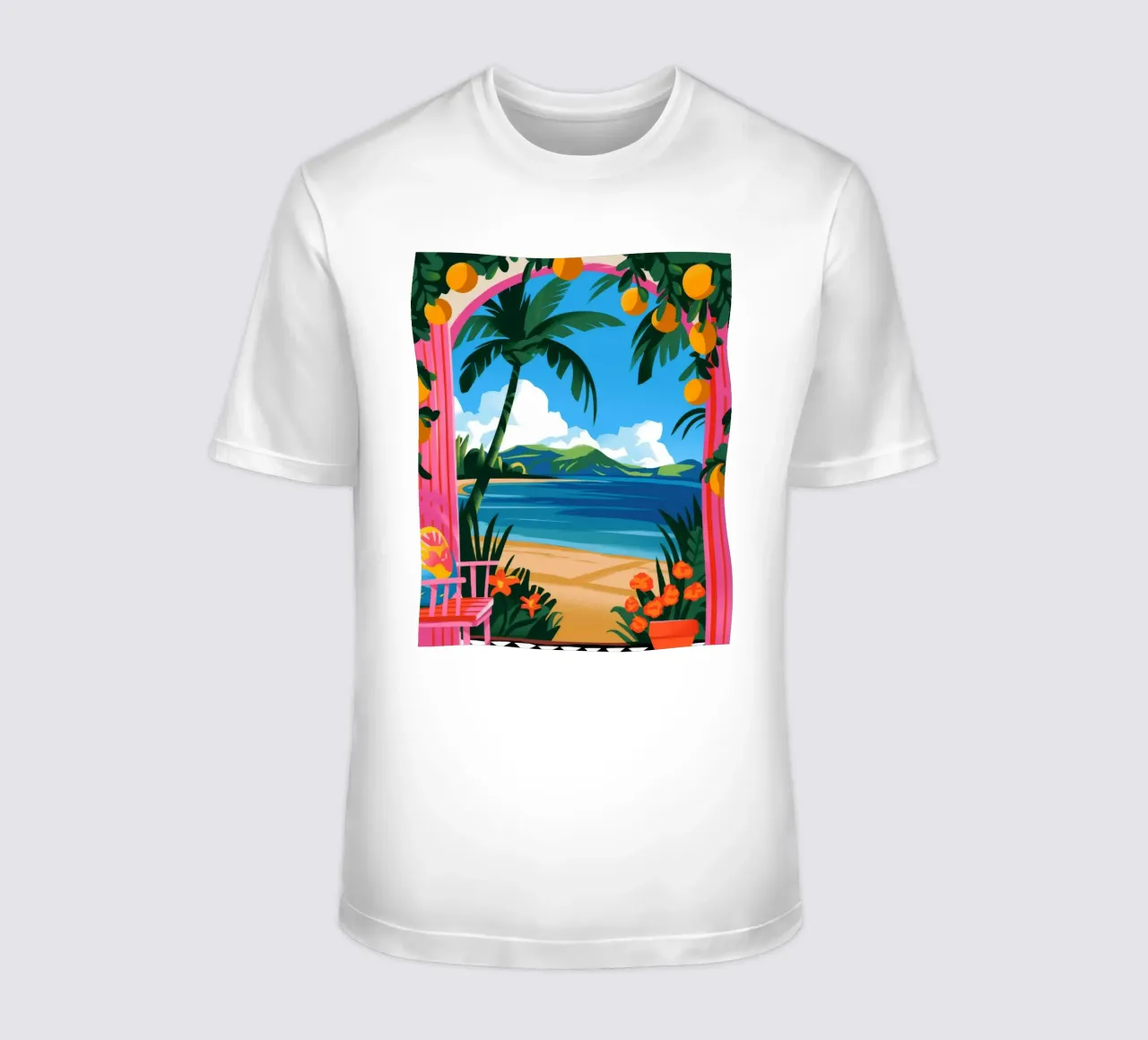 Tropische Flucht T-Shirt von Artie Shifa