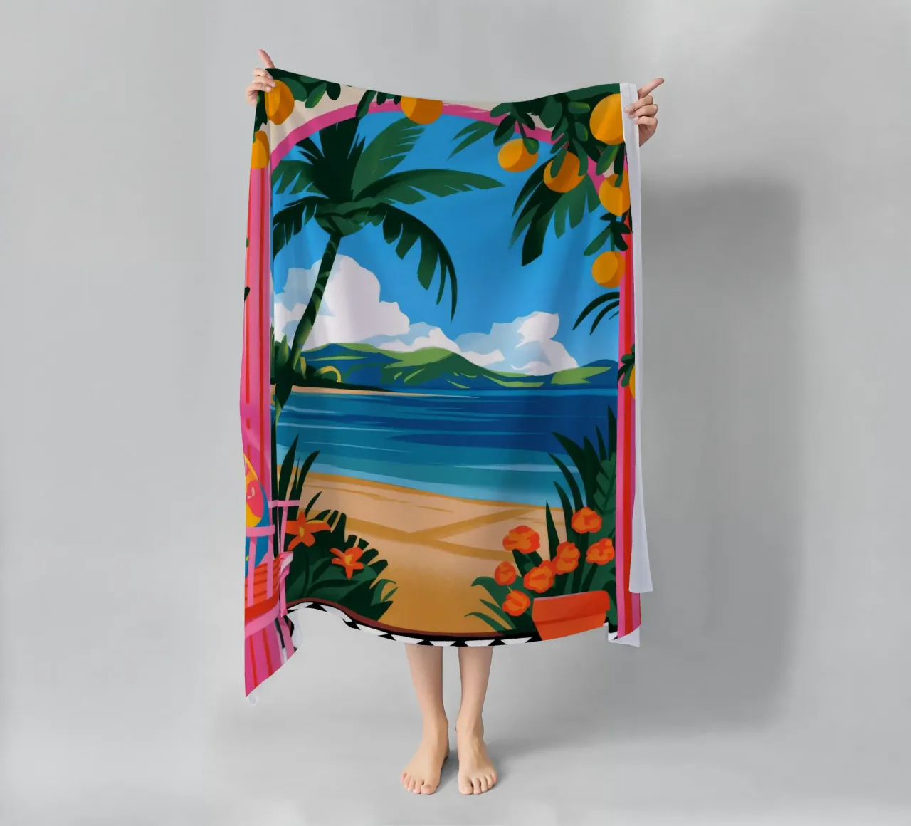 Fuga tropicale telo mare da Artie Shifa
