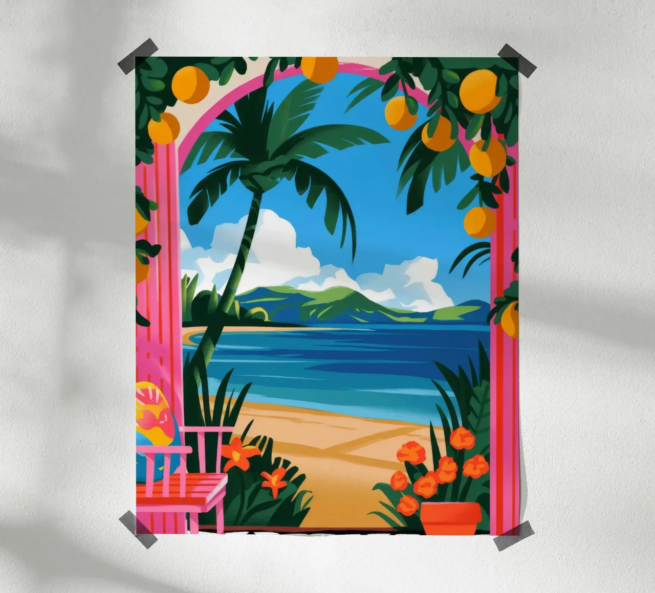 Fuga tropicale carta hahnemühle da Artie Shifa