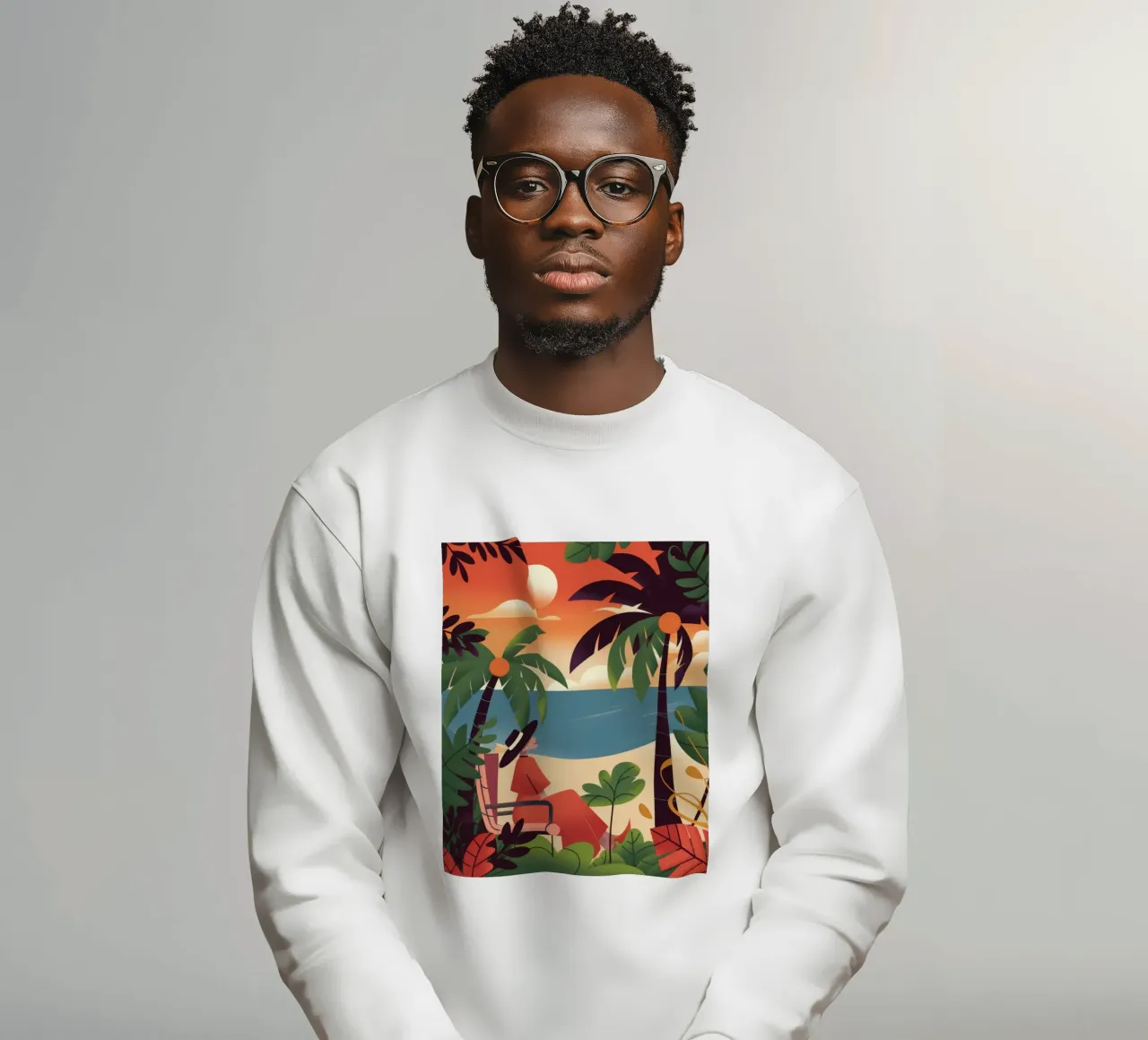 Fuga tropicale felpa da Artie Shifa