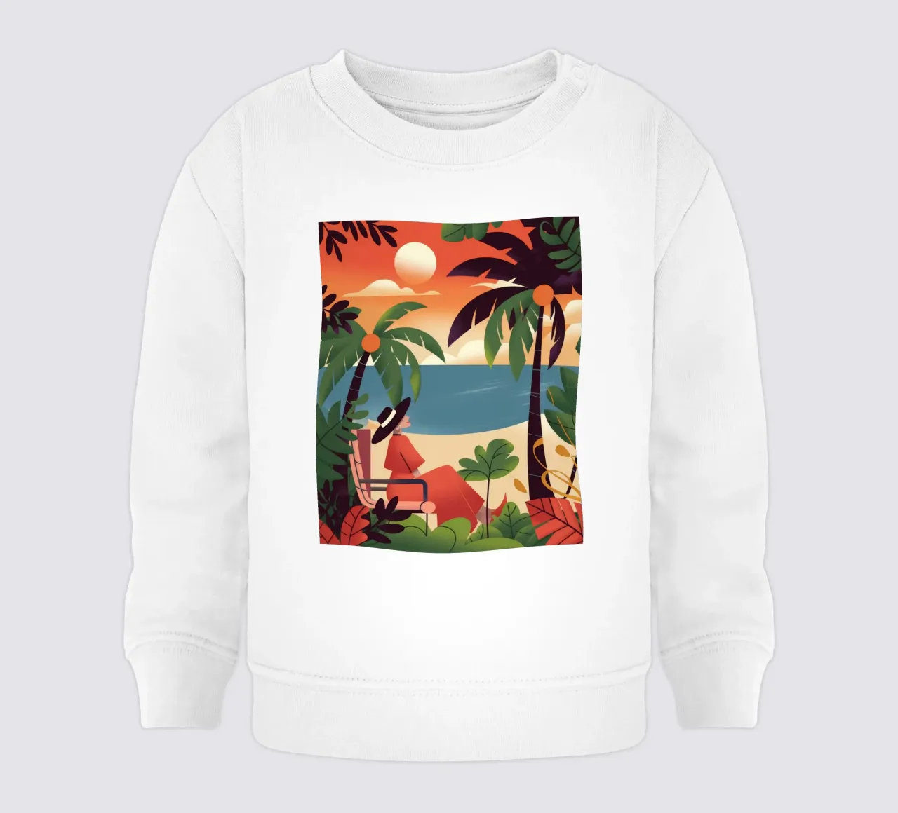 Fuga tropicale felpa neonato da Artie Shifa