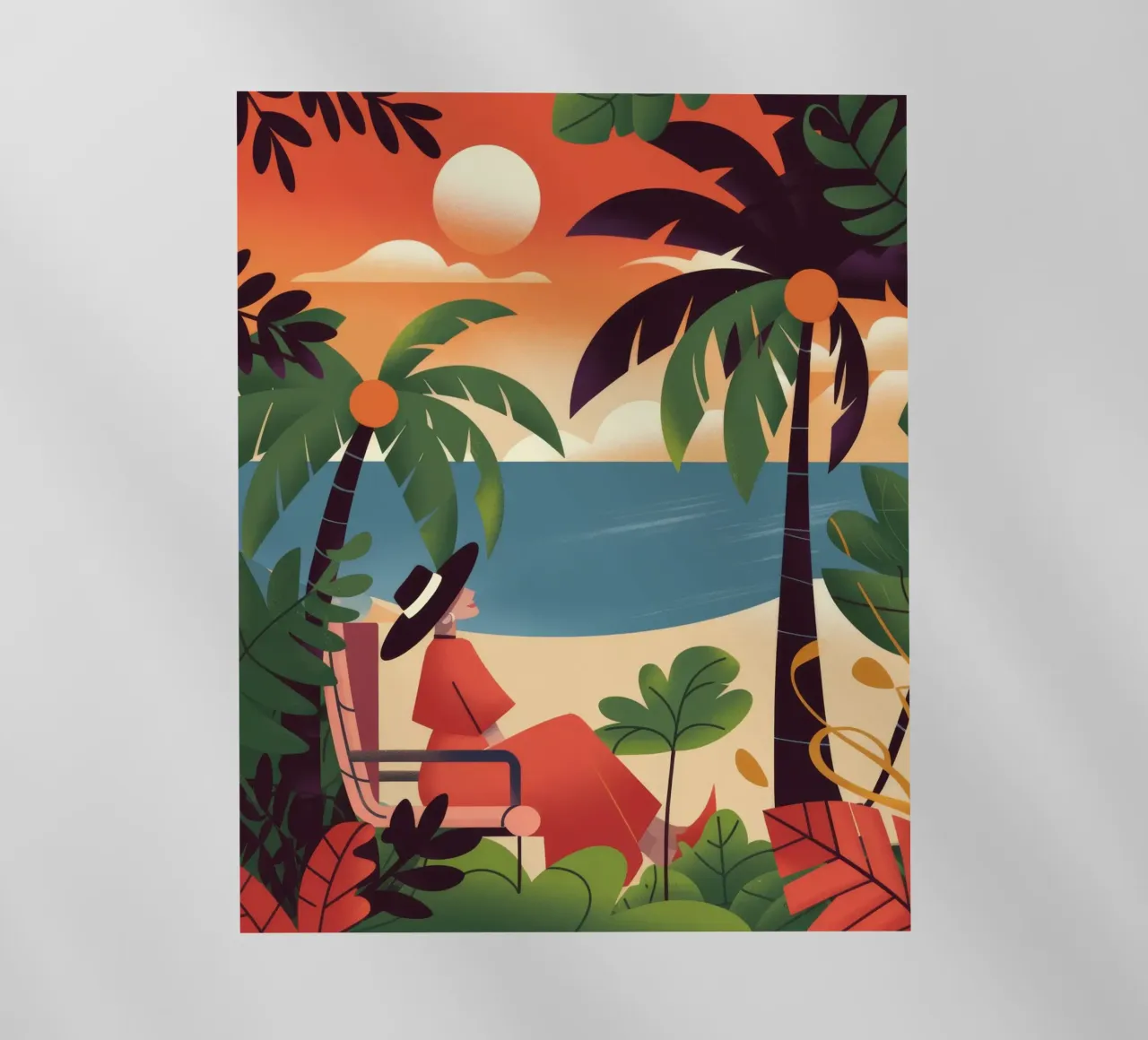 Fuga tropicale pellicola backlit da Artie Shifa