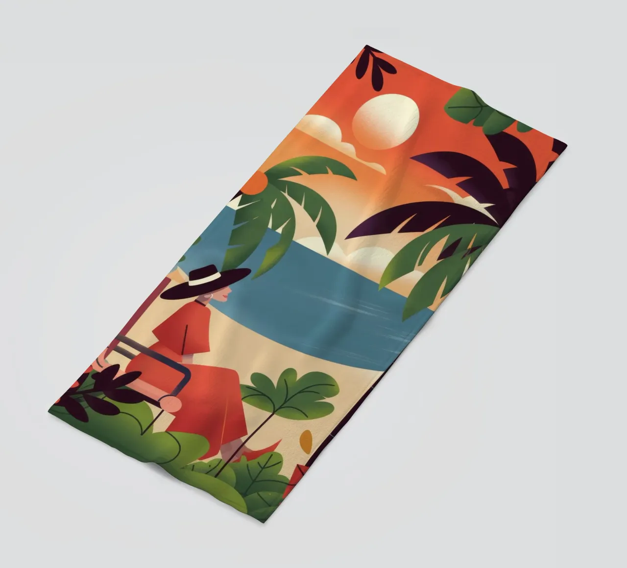 Fuga tropicale telo mare da Artie Shifa
