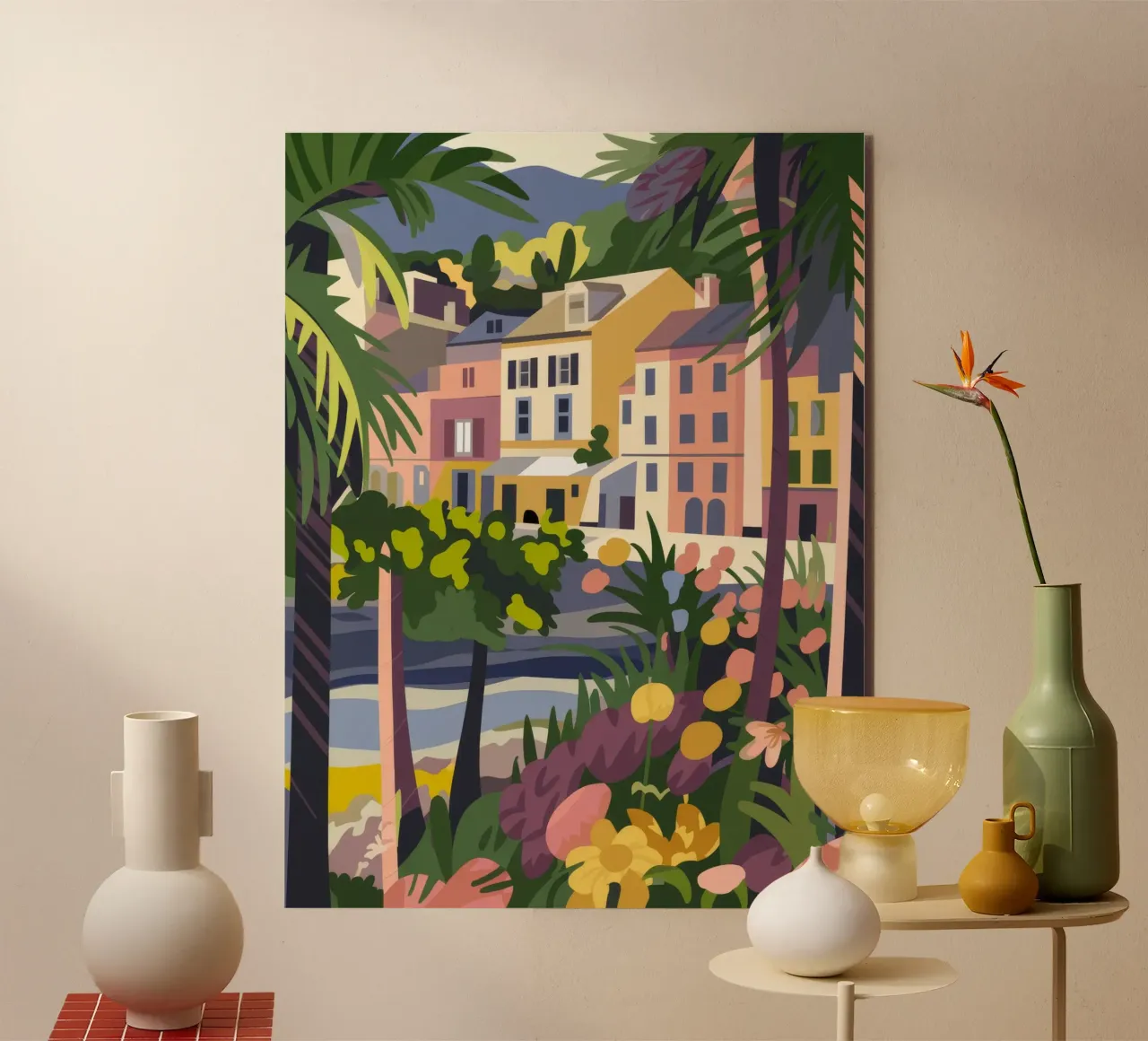 Città tropicale alluminio dibond da Artie Shifa