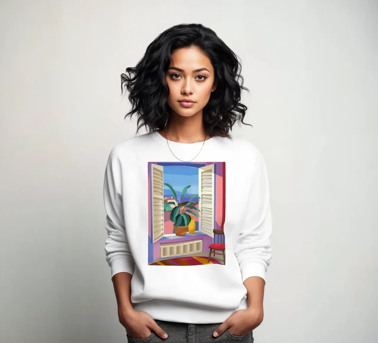 Vue tropicale sweat de Artie Shifa