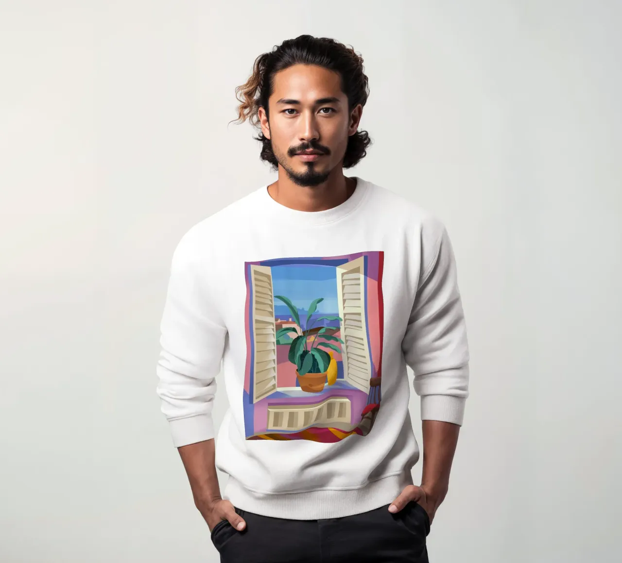 Vue tropicale sweat de Artie Shifa