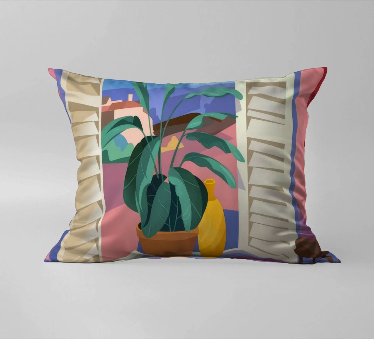 Vue tropicale coussin de Artie Shifa