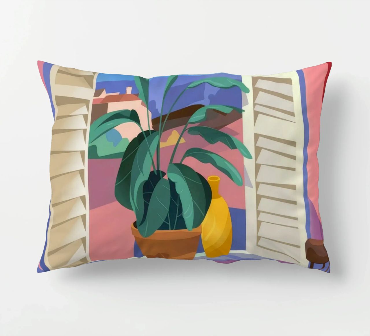 Vue tropicale coussin de Artie Shifa