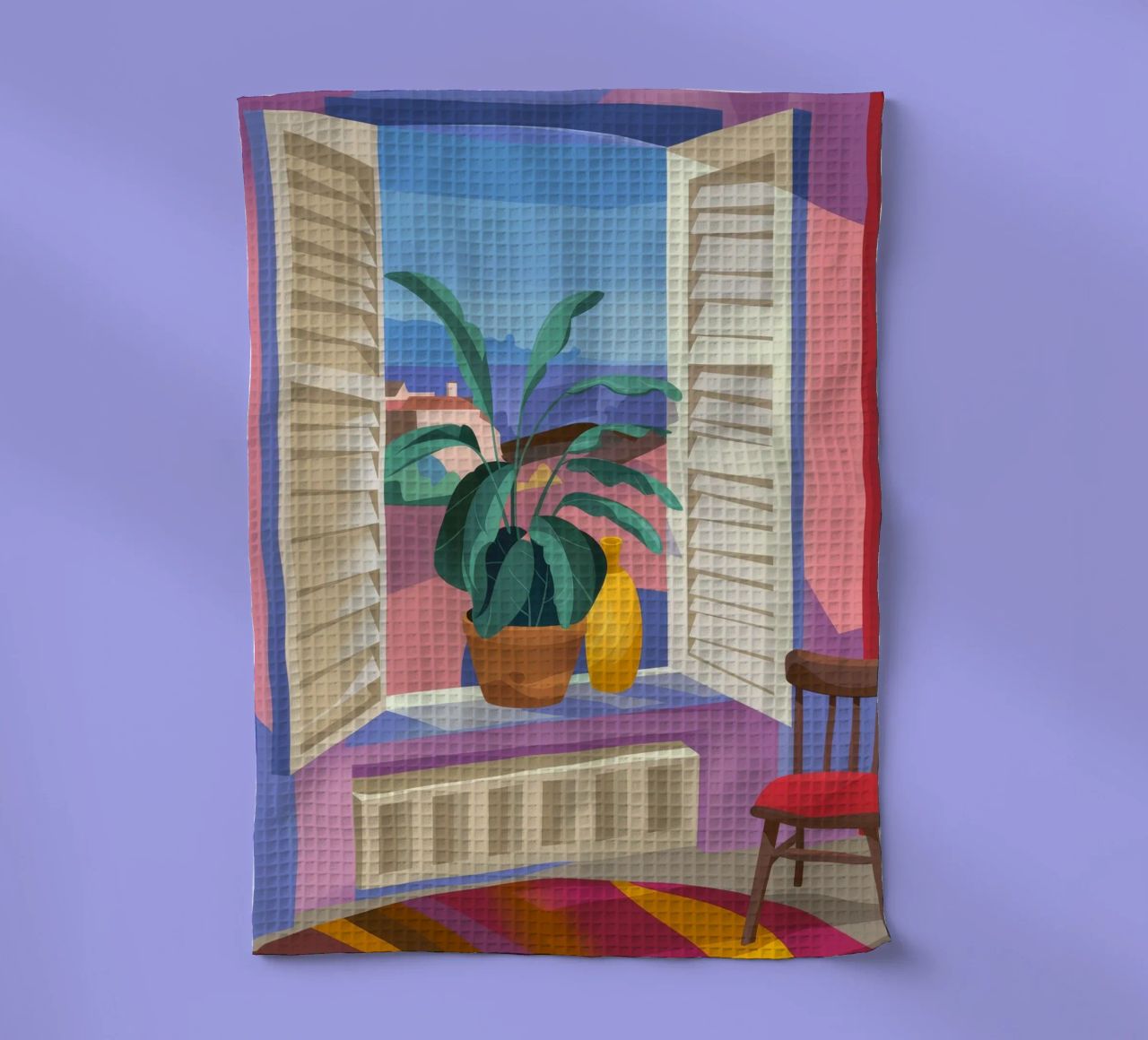 Vue tropicale torchon de Artie Shifa